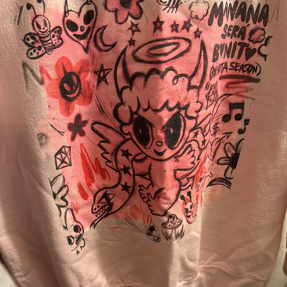 Gildan Pink Graphic Sweatshirt Carol G
